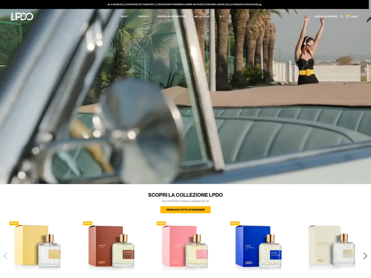 Screenshot progetto LPDO